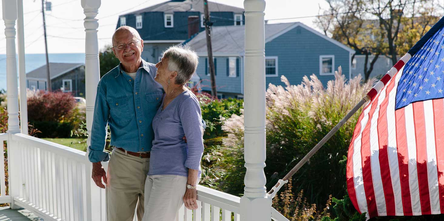 Two seniors enjoying America